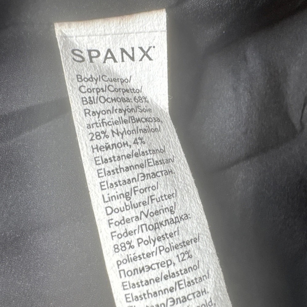 Spanx Women's‎ Black Tailored Blazer Asymmetrical Jacket Size Small Office Wear - Picture 8 of 11